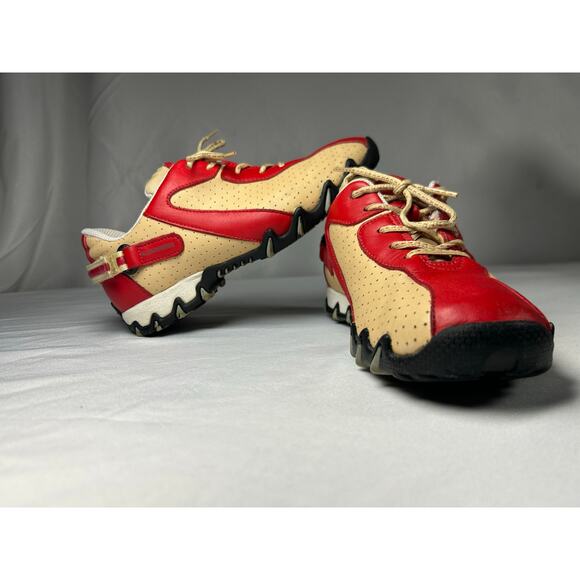 All Rounder by Mephisto men sneaker size 6.5 beige, red - Picture 1 of 10